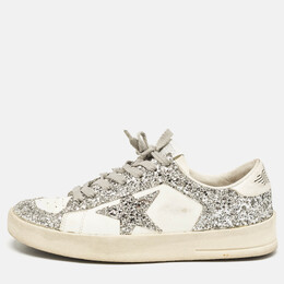 Golden Goose: Белые кроссовки  Stardan