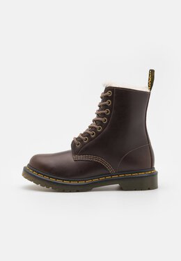 Dr. Martens: Коричневые ботинки 