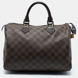 Louis Vuitton: Коричневая сумка  Speedy 30