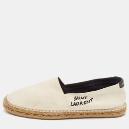 Saint Laurent Paris: Белые мокасины  Espadrille