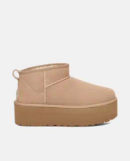 UGG: Бежевые ботинки  Ultra Mini