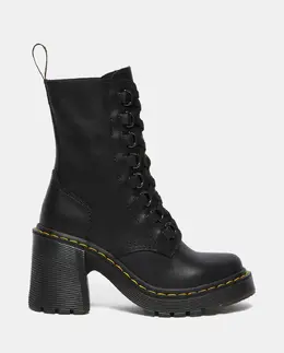 Dr. Martens: Чёрные ботинки 