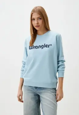 Wrangler: Голубой свитшот 