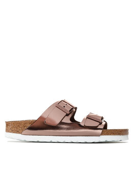 Birkenstock: Розовые сабо  Arizona