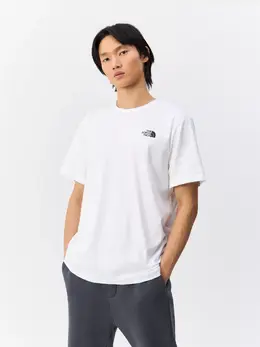The North Face: Белая футболка 