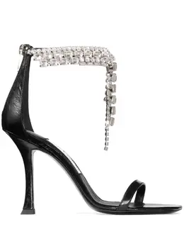 JIMMY CHOO: Чёрные сандалии 