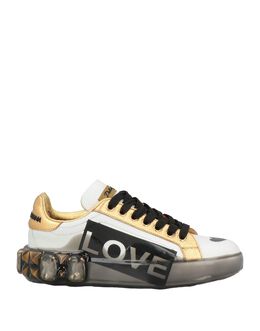 Dolce & Gabbana: Белые кеды 