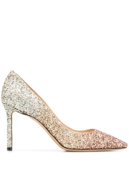 JIMMY CHOO: Золотые туфли  Romy 85