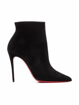 Christian Louboutin: Чёрные ботинки  Kate 100