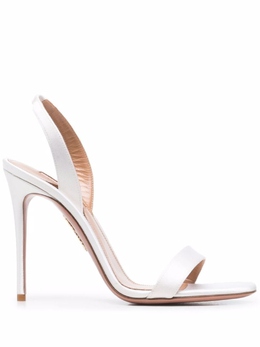 Aquazzura: Прозрачные босоножки  So Nude 105