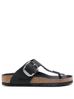 Birkenstock: Чёрные шлёпанцы  Gizeh