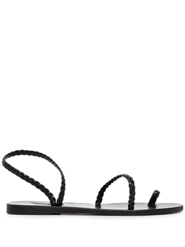 Ancient Greek Sandals: Чёрные сандалии  Eleftheria