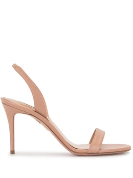 Aquazzura: Прозрачные босоножки  So Nude 85