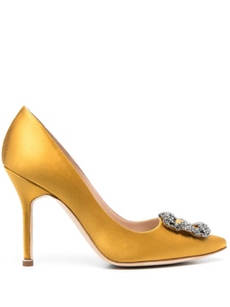 Manolo Blahnik: Жёлтые туфли  Hangisi 105