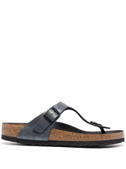 Birkenstock: Чёрные сандалии 