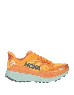 Hoka One One: Оранжевые кроссовки 