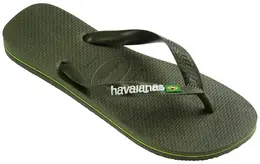 Havaianas: Шлёпанцы цвета хаки 