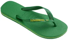 Havaianas: Зелёные шлёпанцы 