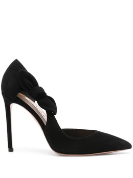 Aquazzura: Чёрные туфли  Bow Tie 105