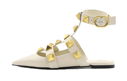 Valentino: Белые туфли  Roman Stud