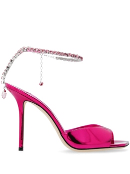 JIMMY CHOO: Розовые сандалии  Saeda 100