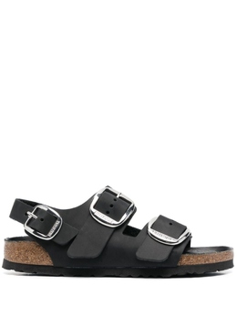 Birkenstock: Чёрные сандалии  Milano