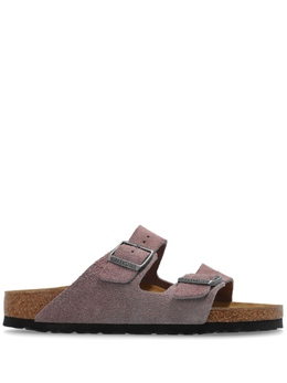 Birkenstock: Фиолетовые сандалии 