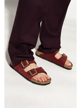 Birkenstock: Красные сандалии 