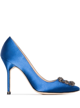 Manolo Blahnik: Синие туфли  Hangisi 105