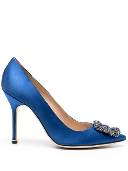 Manolo Blahnik: Синие туфли  Hangisi 105