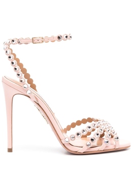 Aquazzura: Розовые босоножки  Tequila 105