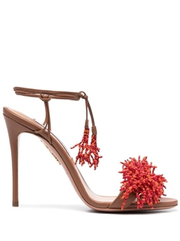 Aquazzura: Коричневые босоножки 