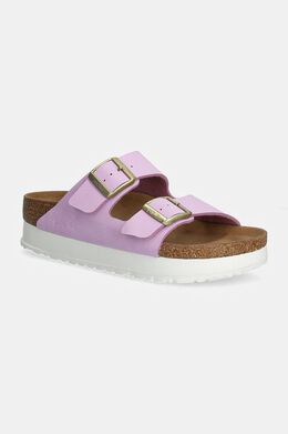 Birkenstock: Фиолетовые шлёпанцы  Arizona