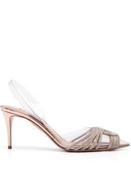 Aquazzura: Золотые туфли 