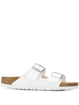 Birkenstock: Белые сандалии  Arizona Birko Flor