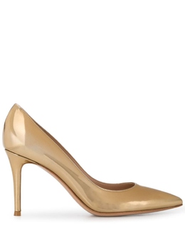 Gianvito Rossi: Золотые туфли  Gianvito 90