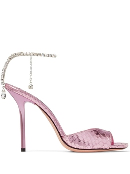 JIMMY CHOO: Розовые босоножки  Saeda 100