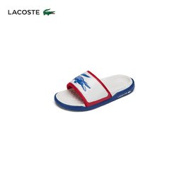 Lacoste: Белые кроссовки 