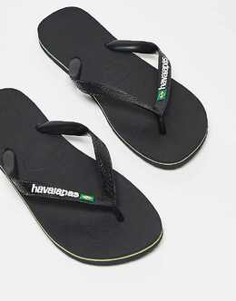 Havaianas: Чёрные шлёпанцы 