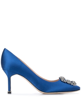 Manolo Blahnik: Синие туфли  Hangisi 70