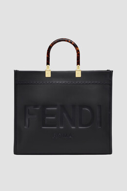 Fendi: Чёрная сумка  Sunshine