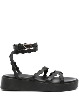 Ancient Greek Sandals: Чёрные сандалии 