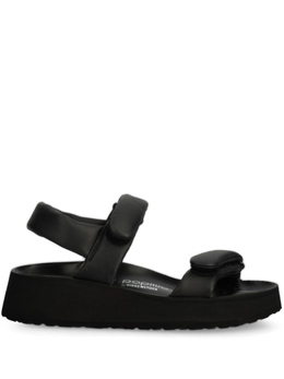 Birkenstock: Чёрные сандалии 