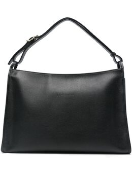 Longchamp: Чёрная сумка  Le Foulonné