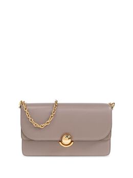 Furla: Бежевая сумка 