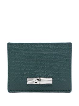 Longchamp: Голубой картхолдер  Roseau