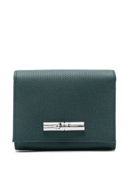 Longchamp: Голубой кошелёк  Roseau