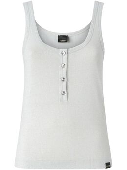 PINKO: Серебристая майка 