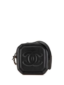 CHANEL Pre-Owned: Чёрная сумка через плечо 