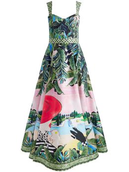 alice + olivia: Зелёное платье 